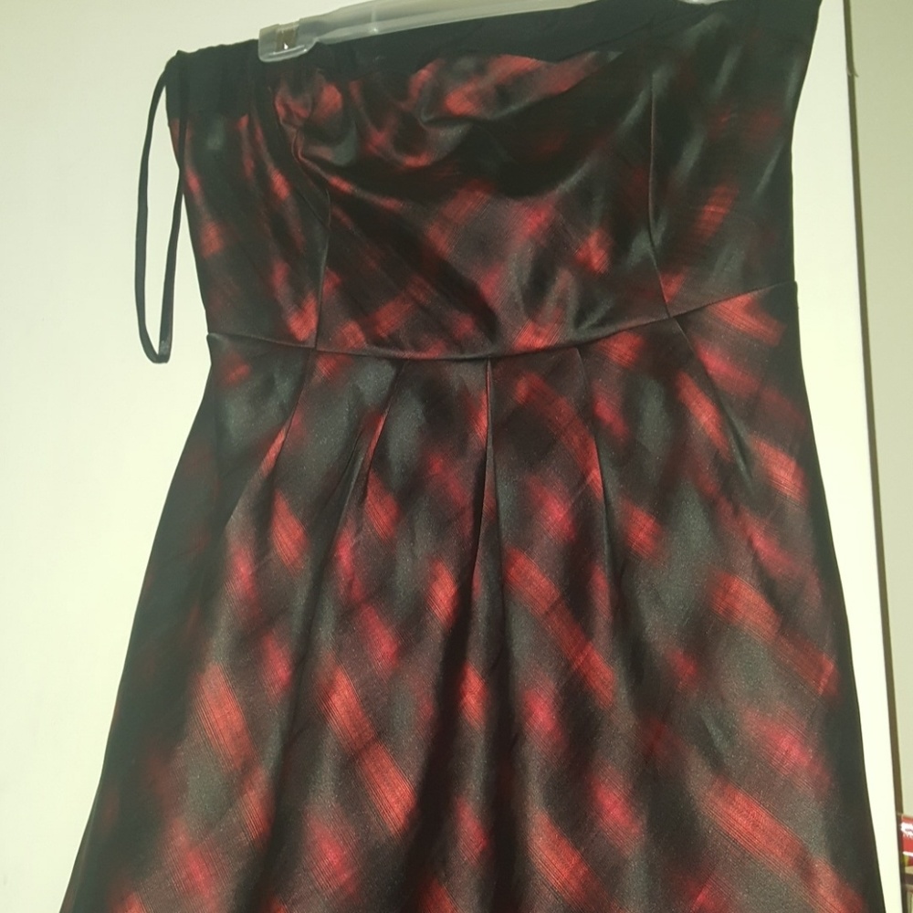 black and red dress